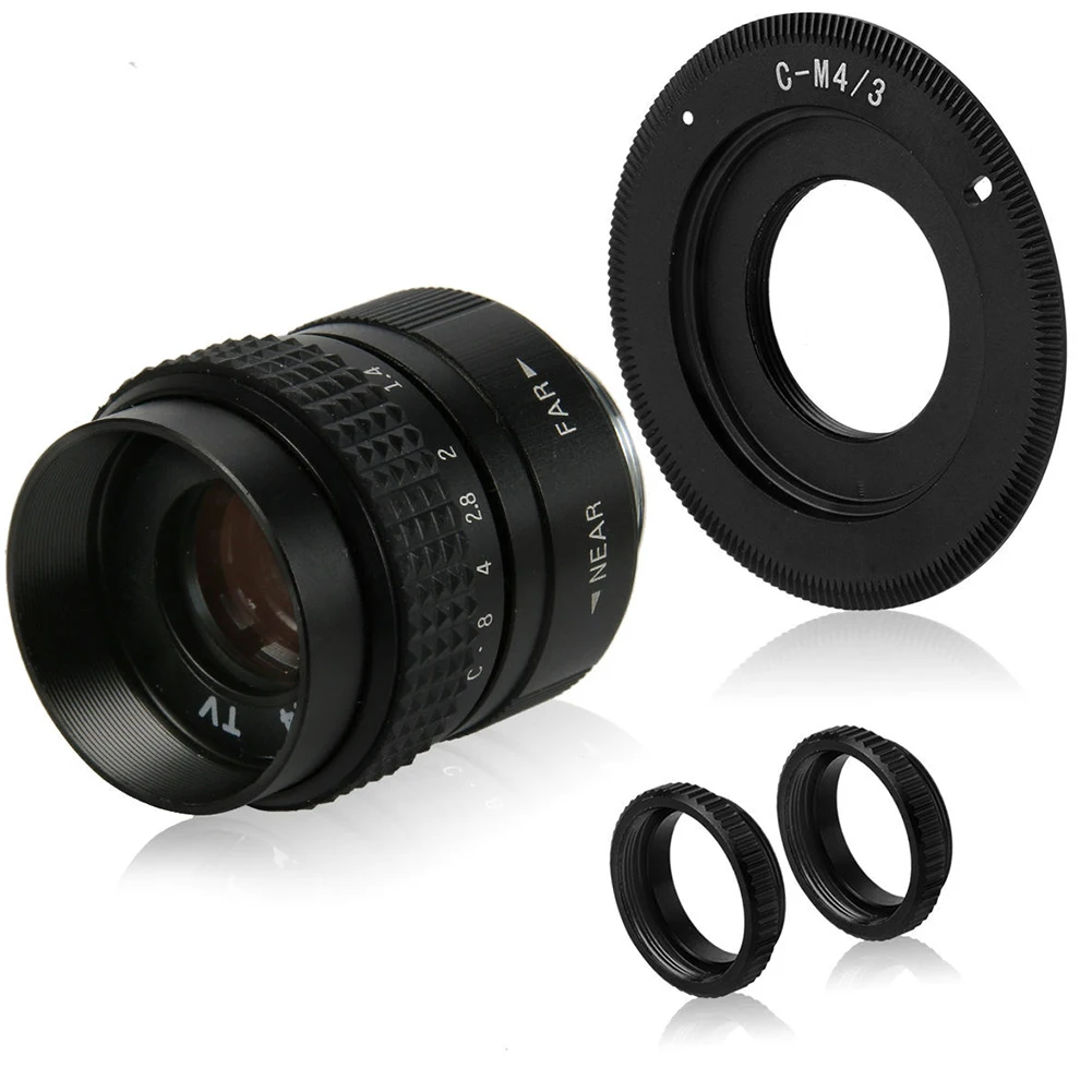 CC TV 25 мм F1.4 объектив для домашней камеры C Mount Clear практичный Movie ручная фокусировка