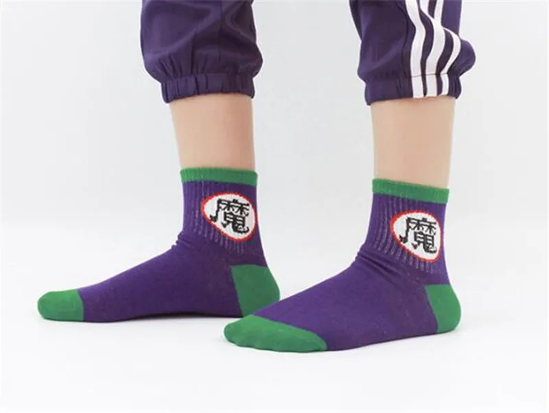 Носки унисекс из хлопка с аниме Драконий жемчуг Z 4 пары | Тематическая одежда и