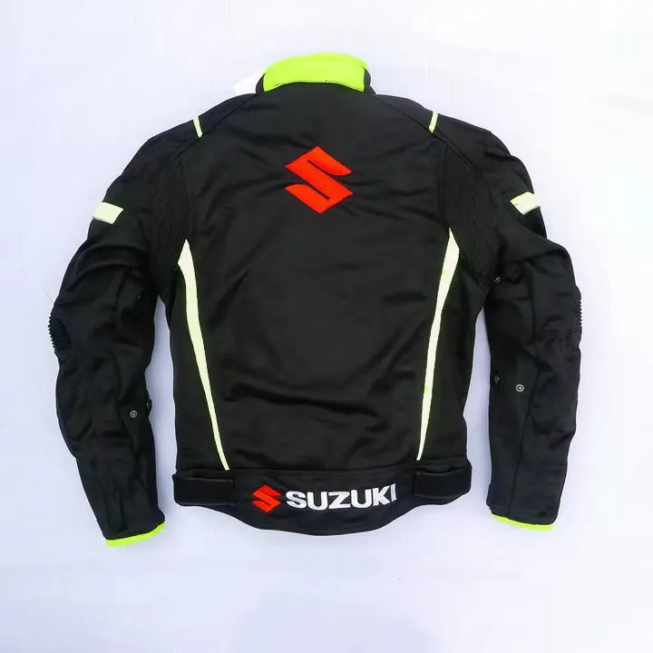 Новое поступление S car Suzuk i Moto Япония Мото Гонки на мотоциклах спортивная куртка для спорта на открытом воздухе чистая ткань куртка с молнией летняя одежда