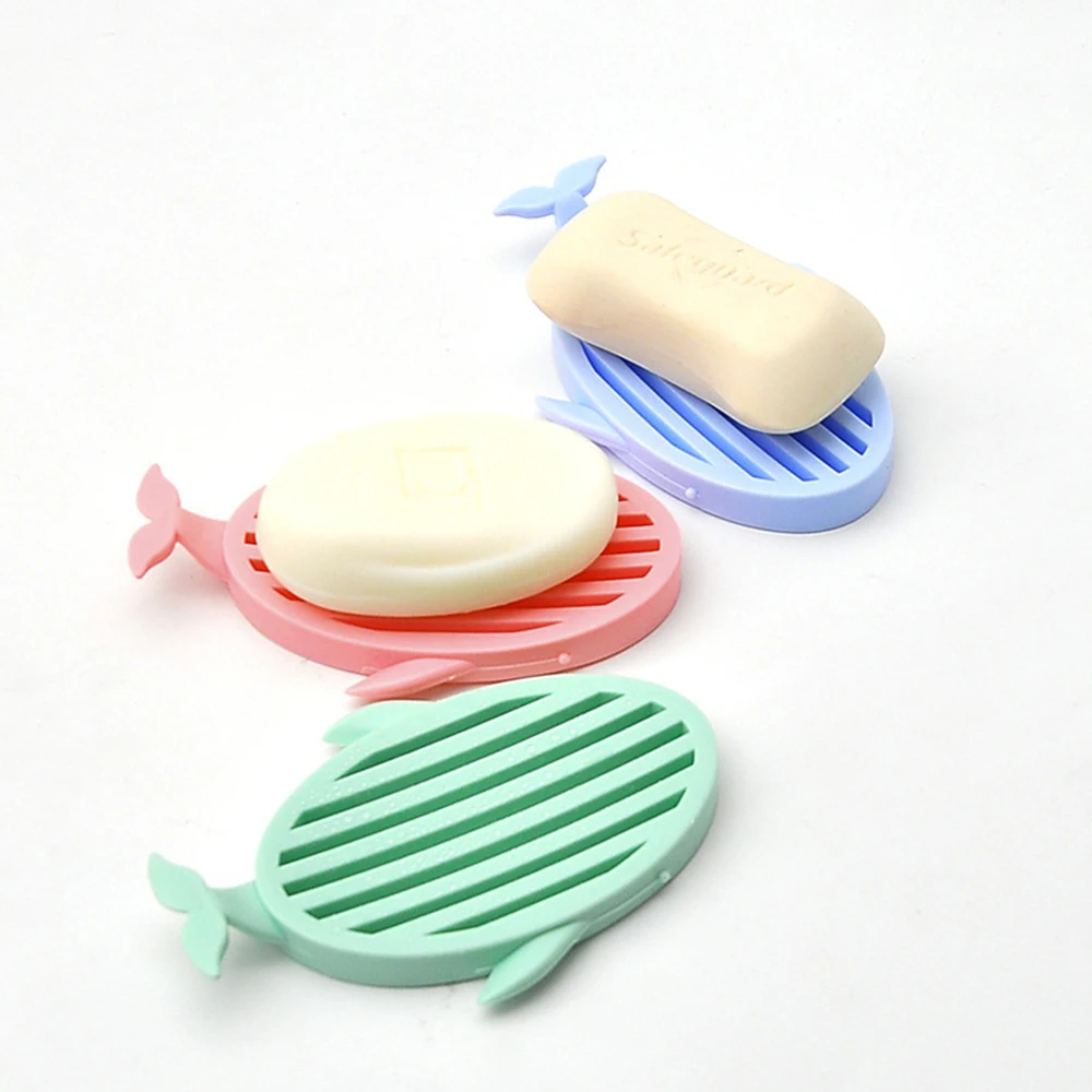 Портативные мыльницы в форме Кита чехол для ванной комнаты дорожная подставка