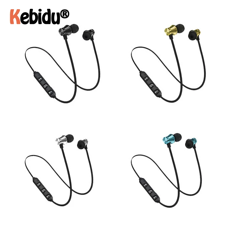 Портативные Магнитные музыкальные Bluetooth 4 2 наушники XT11 Спортивная Беспроводная