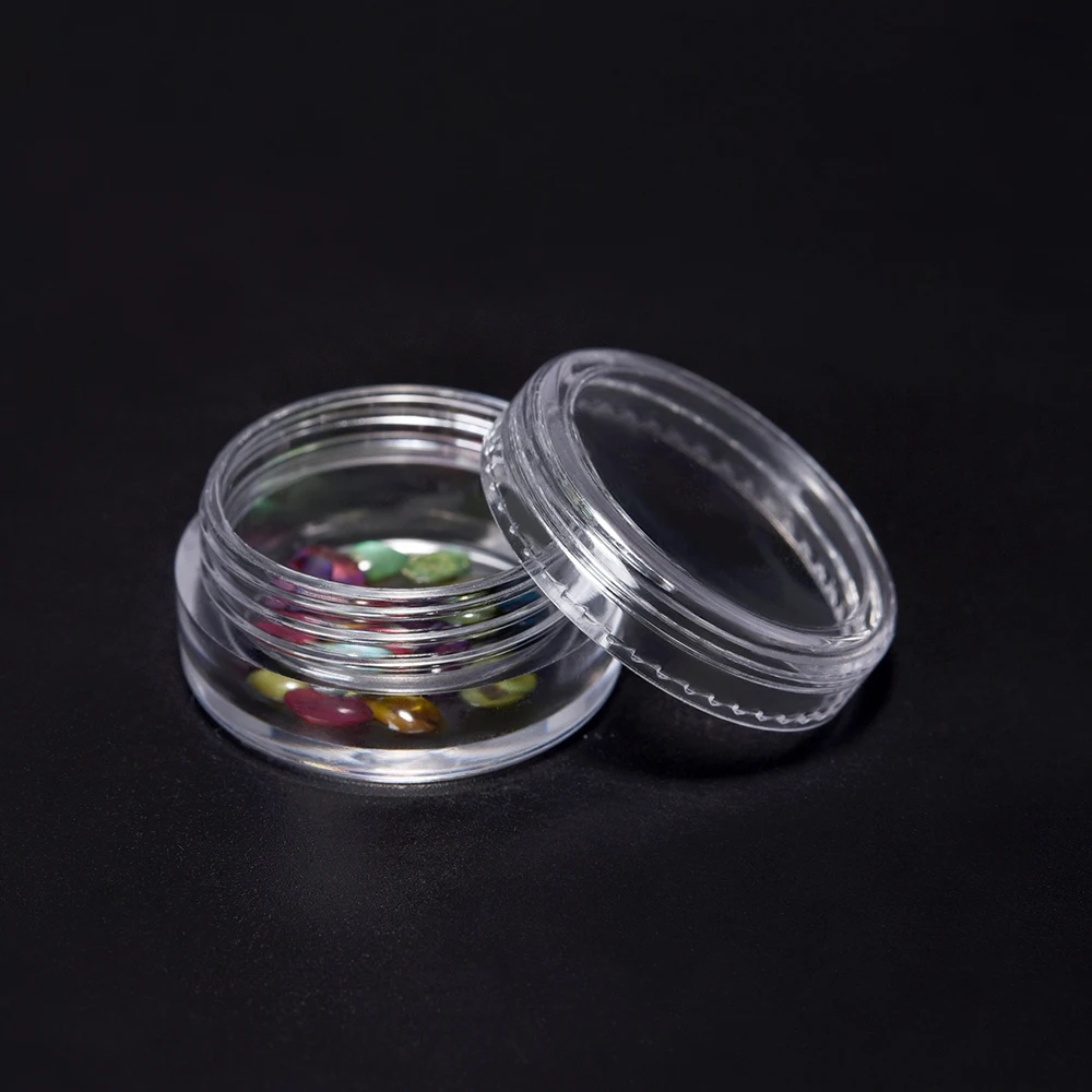 Профессиональный флакон для дизайна ногтей пластиковая пустая прозрачная