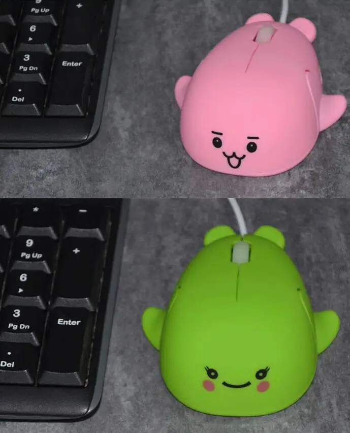 Симпатичная Проводная USB оптическая мышь для компьютера Macbook Xiaomi hp acer Asus lenovo