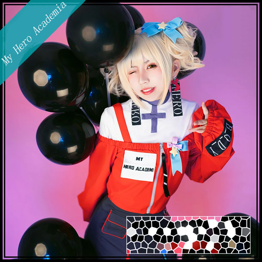 VEVEFHUANG горячий аниме Моя геройская Академия химико Тога косплей костюм женские