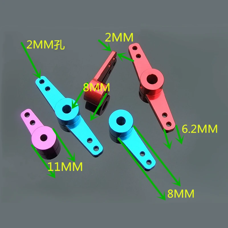 Рулевой сервопривод для радиоуправляемого автомобиля 3/4/5 мм алюминиевая