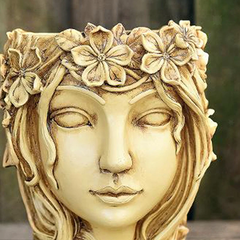 3d ваза креативная Подарочная фигурка из смолы держатели цветов женский