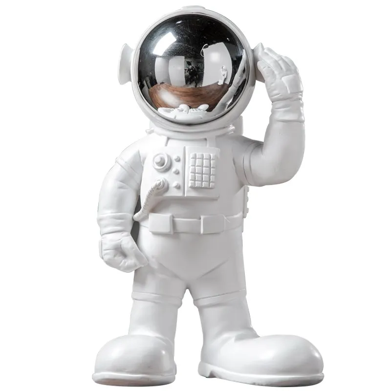 

Sales Modern Astronaut Sculpture Resin Statue Abstract Spaceman Figurine Nordic Home Decoration Accessories Craft Decor R738