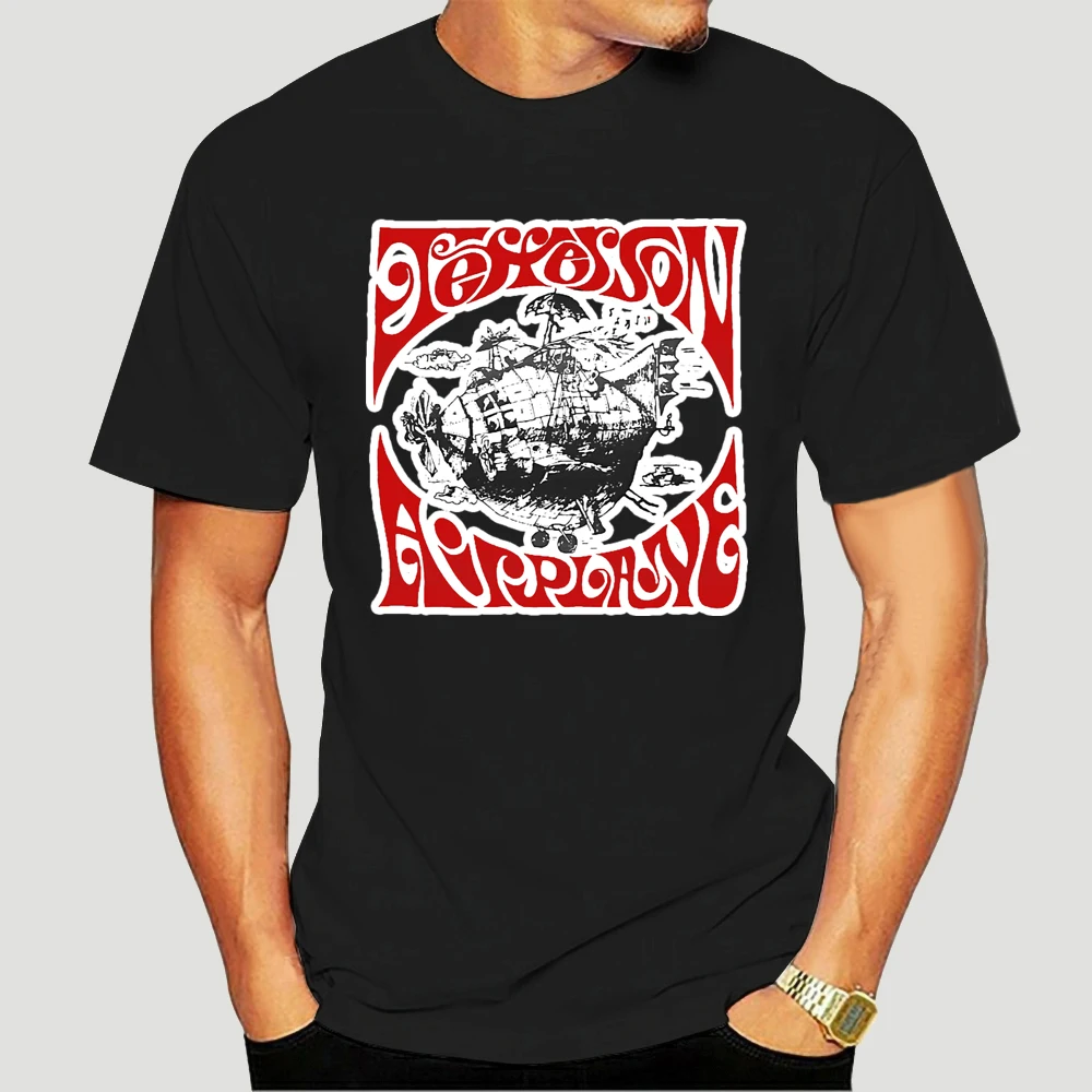 

cotton tshirt Jefferson Airplane Airplane Shirt Natural Tshirt Psychedelic Rock Acid Woodstock Newest Fashion Tee Shirt 3854X