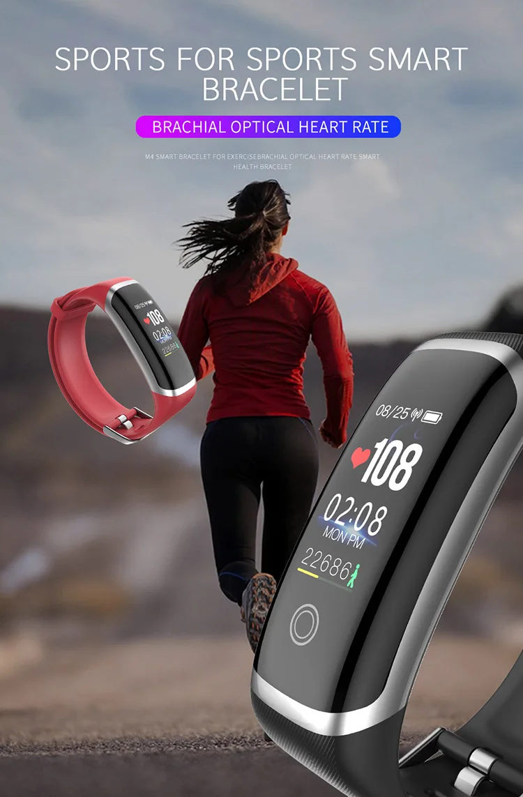 

smart watch , bluetooth watch ,Heart rate and blood pressure monitoring Bluetooth sports bracelet
