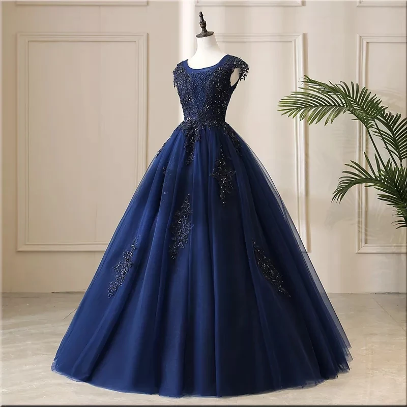 

Angelsbridep Ball Gown Quinceanera Dresses 2021 Charming Appliques Corset Full-Length Womens Sweet 16 Debutante Gowns Hot Sale