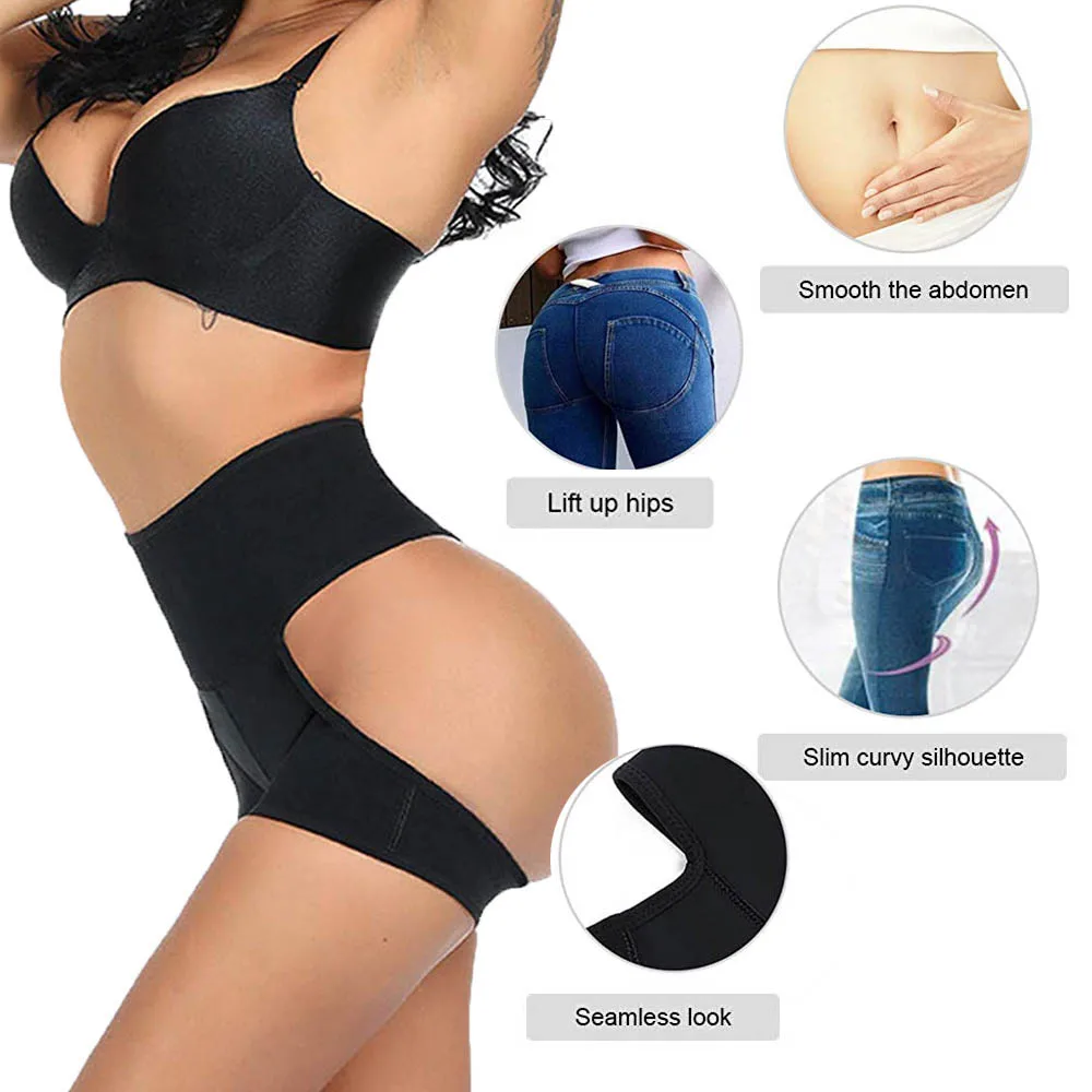 

Plus Size 4XL Women Shaperwears Sexy Butt Lifter Panty Body Enhancer Tummy Control Panties Briefs Underwear Booty Body Shaper