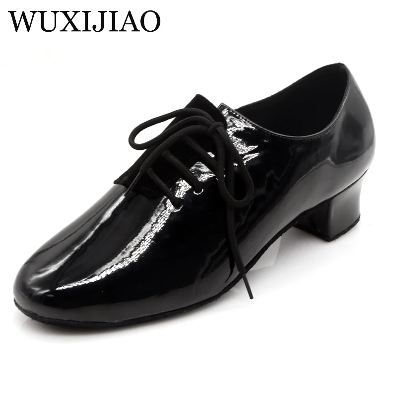 WUXIJIAO/черные белые красные туфли для латинских танцев современные танцевальные