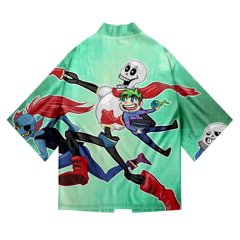 

Jacksepticeye 3D Printing cool kimono men's Loose Short sleeve Beach top kimono men's fashion Japanese Clothes Oversize