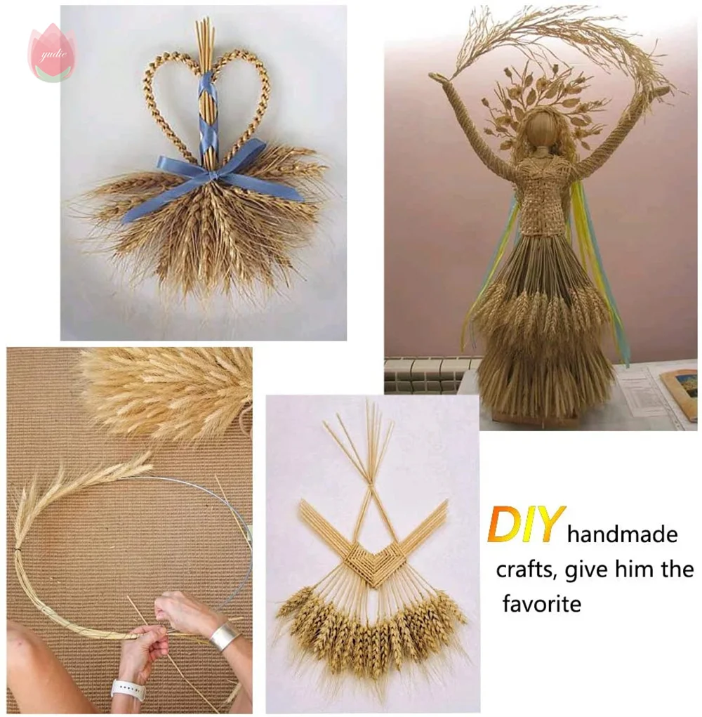 Натуральный сушеный цветок пшеницы для сушеных цветов свадьба вечеринка