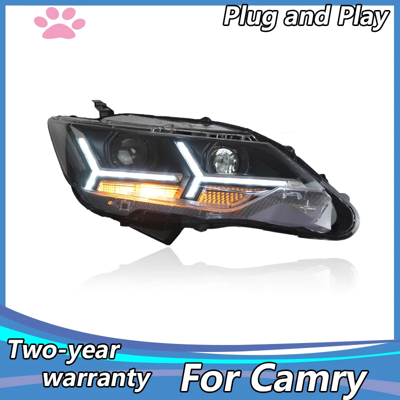 

Car Styling for Toyota 2015-2018 Camry Headlight camry LED Headlight LED DRL hid H7/D2H headlamp Accessories