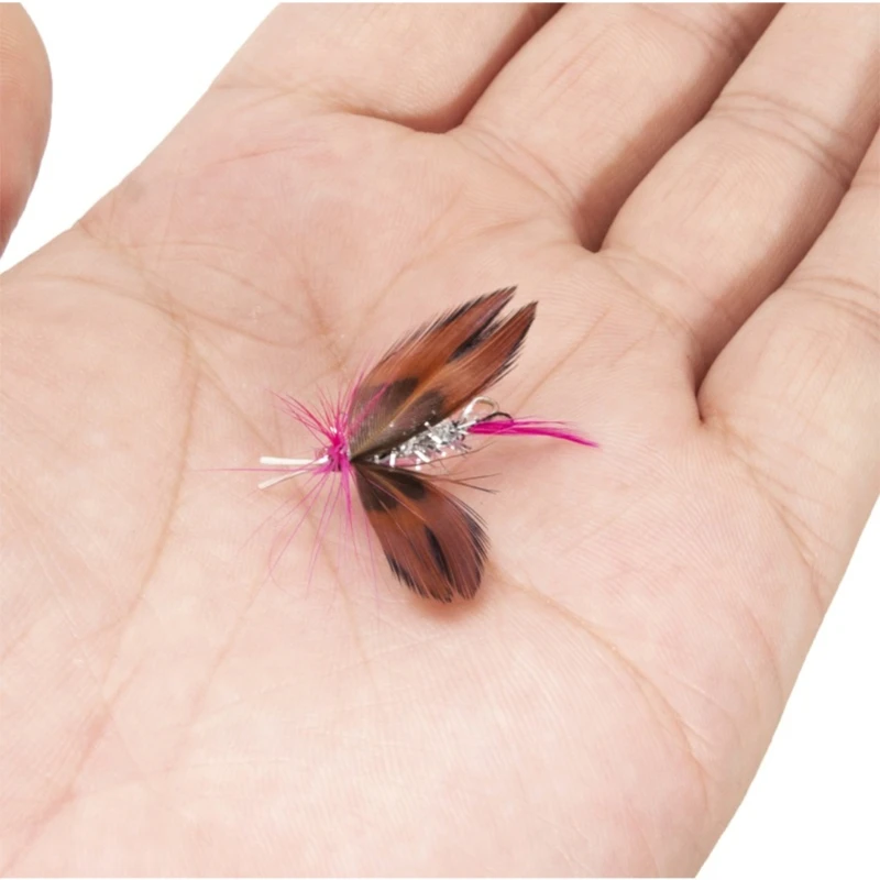 

12Pcs/Lot Insects Flies Lure Fishing Dry/Wet Flies Swimbaits Boat Topwater Lures Fishing Trout Nymph Fly Fishing Lures