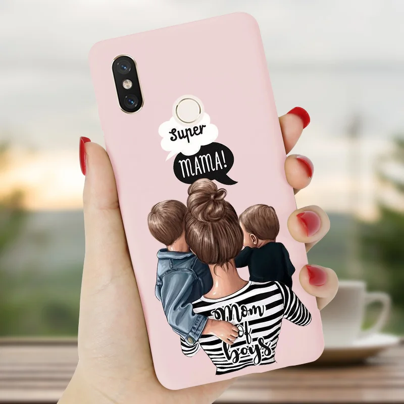 FSMM3 Детский чехол для телефона Super Mom Girl для Xiaomi Redmi Note 8 PRO 8 T 8 T 7 6 5 Plus 5A 6A 7A 8A чехол для Redmi 7 силиконовый чехол-бампер - Цвет: FSMM3
