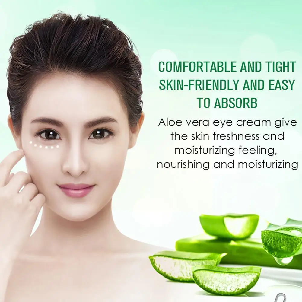 

New Aloe Eye Cream Anti-aging Anti Remove Dark Circles Bags Eye Moisturizing Eye Eye Moisturizing Cream Care S9G3