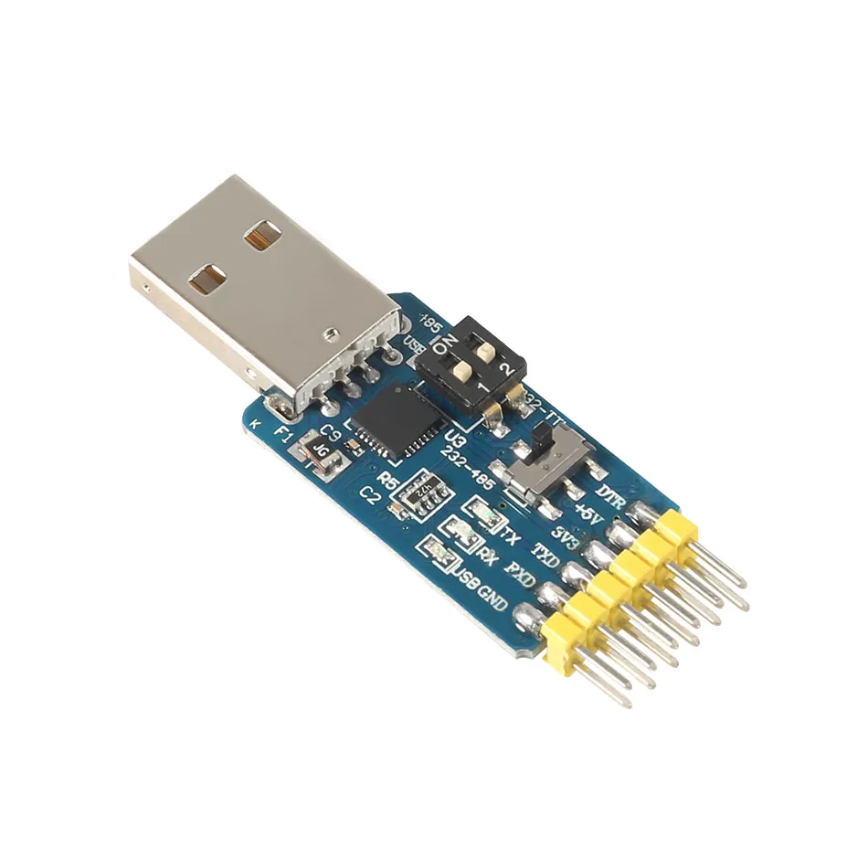 Шесть многофункциональных последовательных модулей 6 в 1 CP2102 usb Поворотная ТТЛ