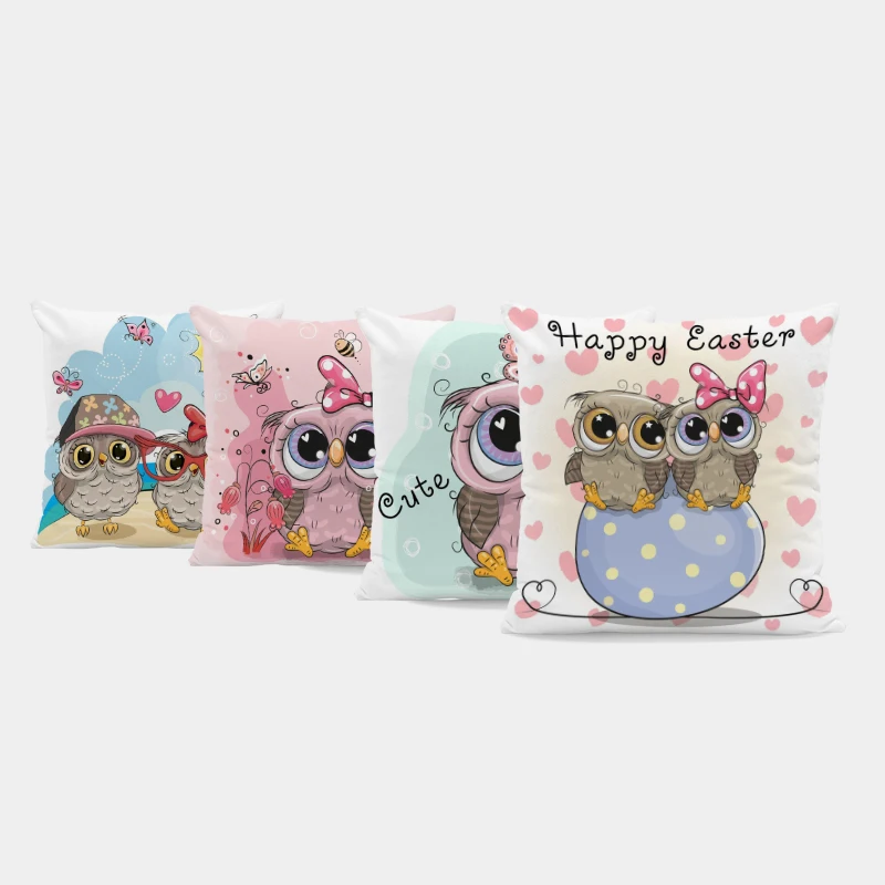 Мягкая аниме сова наволочка бабочка с днем рождения Лучшая Мама диван гостиная