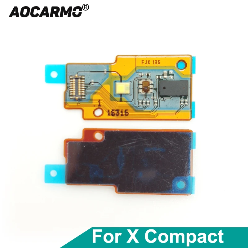 Aocarmo For SONY Xperia X Compact F5321 Mini XC Ambient Light Proximity Sensor Flash Flex Cable | Мобильные телефоны и