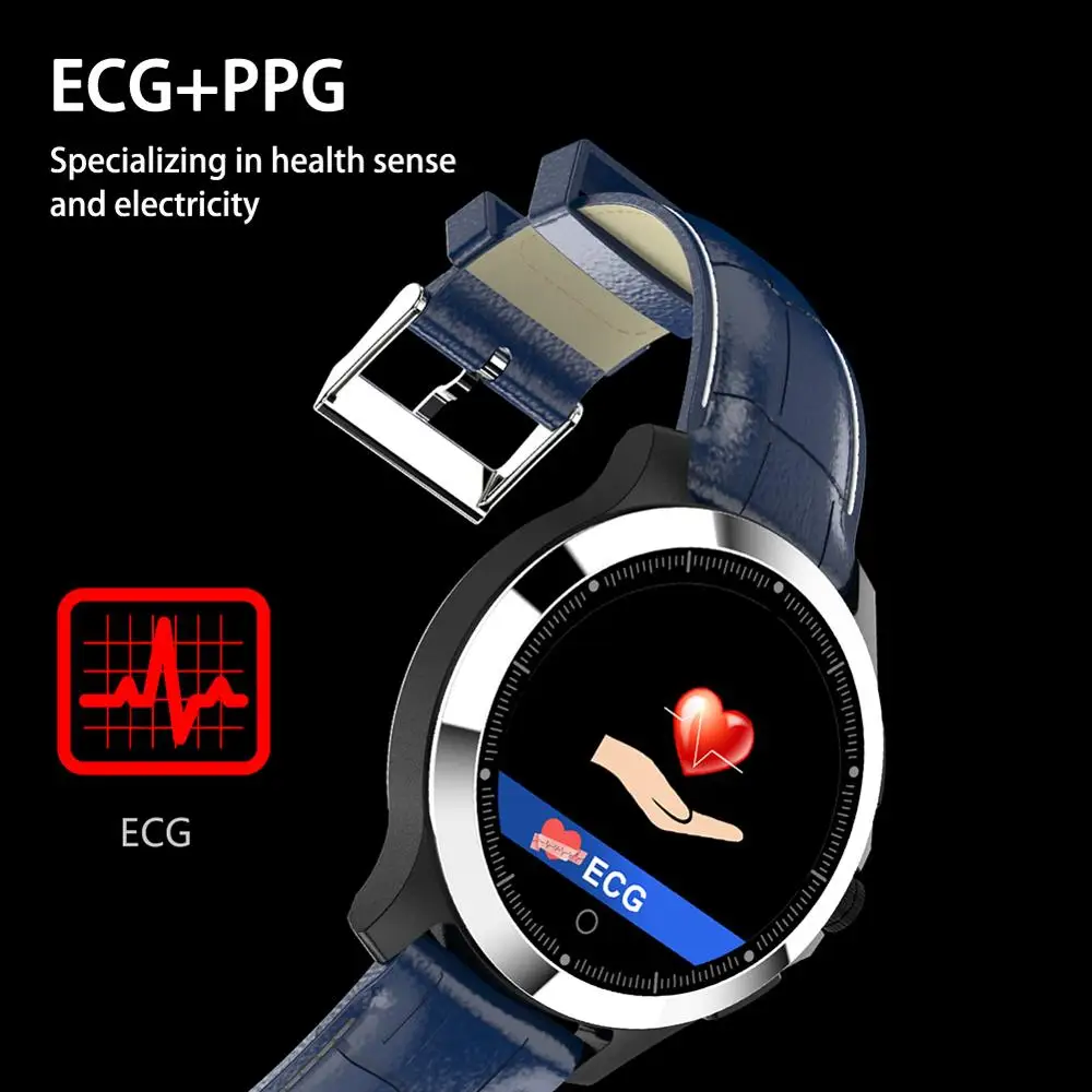 W8 Смарт часы ЭКГ + PPG монитор сердечного ритма фитнес трекер наручные IP67