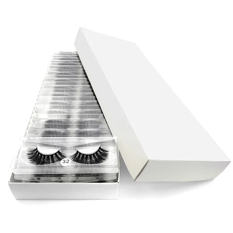 

Logo Customize Eyelashes 20/50/100 Pairs 3D Mink Lashes Natural Mink Eyelashes Wholesale False Eyelash With Private Label Lashes