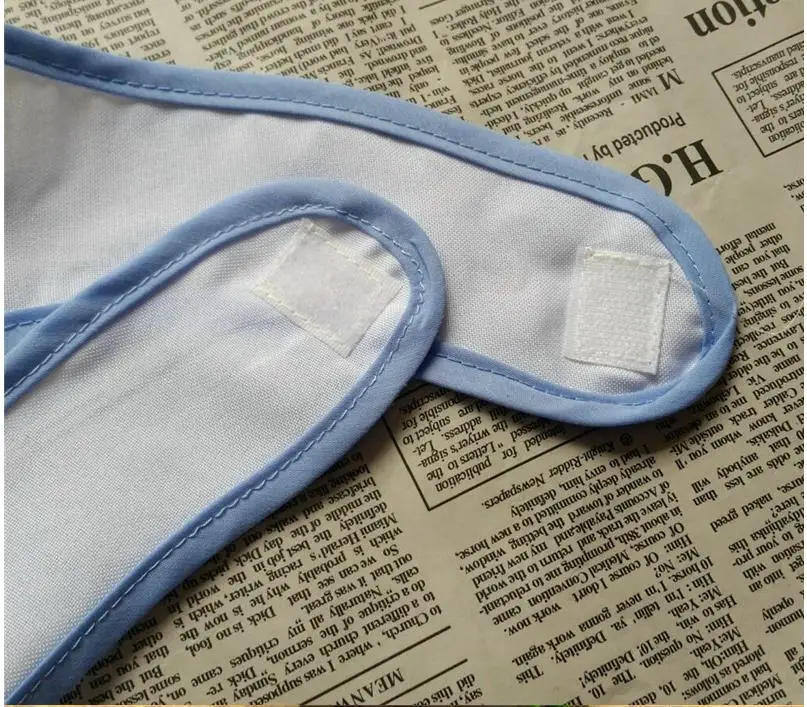 10 шт./лот Новый сублимационный пустой детский нагрудник носовой платок с петлей