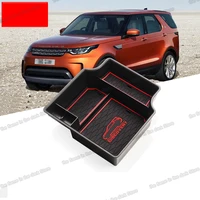 abs car armrest storage plate box organizer tray case for land rover discovery 5 2017 2018 2019 2020 2021 2022 accessories auto
