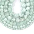 Бусины из натурального зеленого ангелита, 4681012 мм