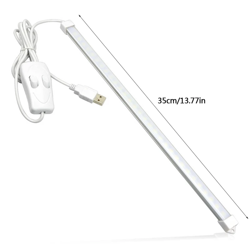 

LED Desk Lamp, Eye Protect Clamp Magnetic Closet Light, USB Table Lamps for Home Kitchen, Closet, Bedroom, Office T21A