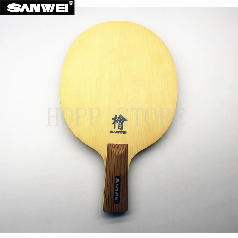 SANWEI Table Tennis Blade H10 HINOKI 1 ply high standard solid Cypress ping pong racket bat paddle tenis de mesa | Спорт и