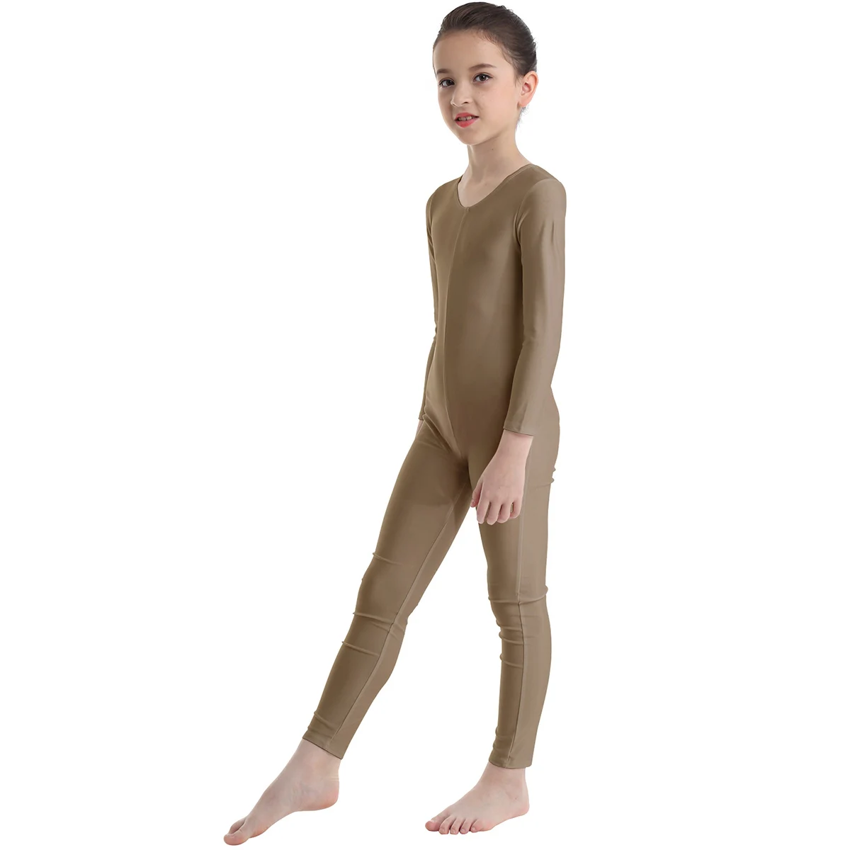 Детские балетные трико балерины для девочек зимние и гимнастические с длинными