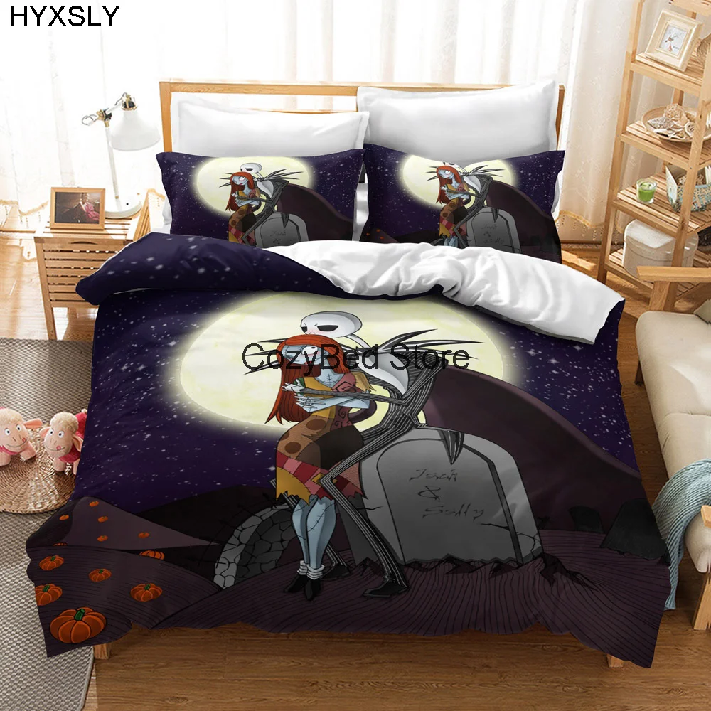 Комплект постельного белья Кошмар перед Рождеством для спальни мягкие покрывала