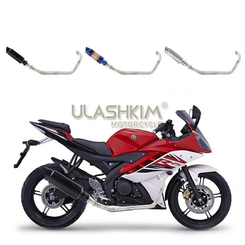 Мотоцикл Полная выхлопная система Escape Модифицированная средняя звеньевая труба