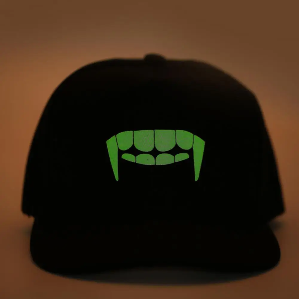 Женский рюкзак шляпа светящаяся на Хэллоуин Gorras Мужская флуоресцентная