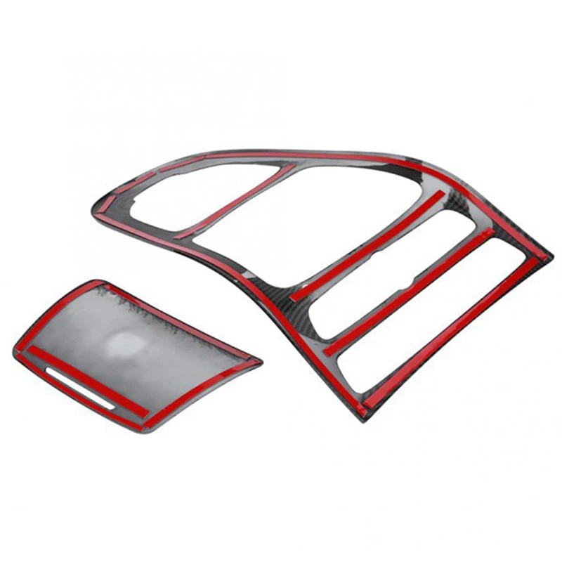 

Car Center Control Gear Shift Panel Decorative Trim Cover Carbon Fiber Color for Mercedes Benz E-Class W213 2015-