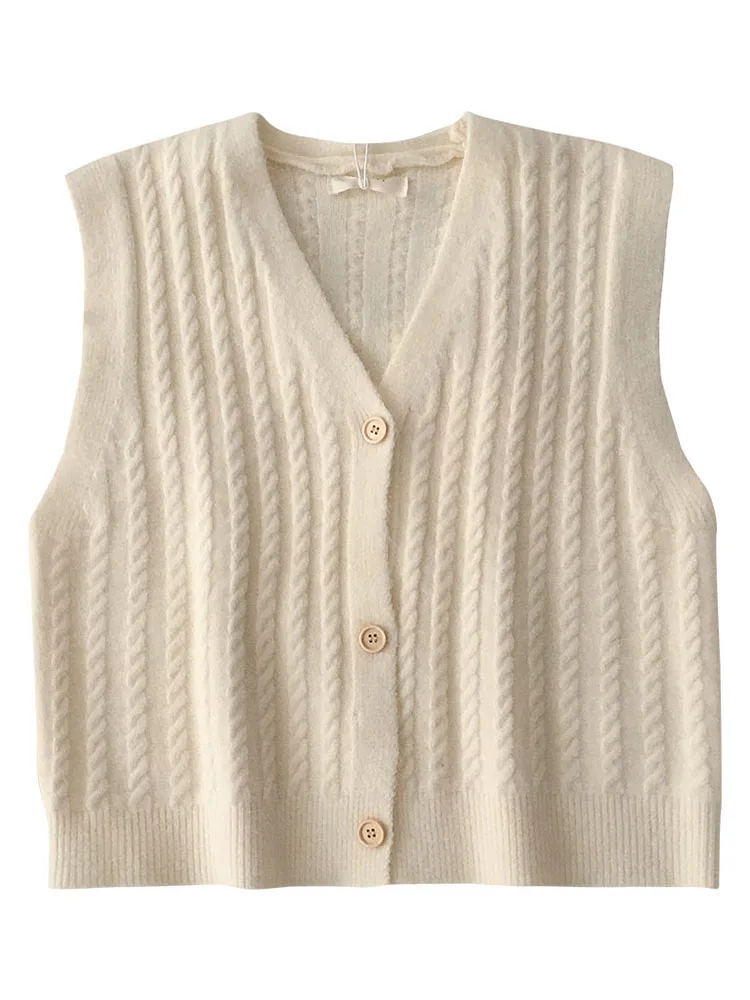 

All-match fall/winter vest in autumn 2020 new women's Korean v-neck cardigan outer wear knitted vest vest