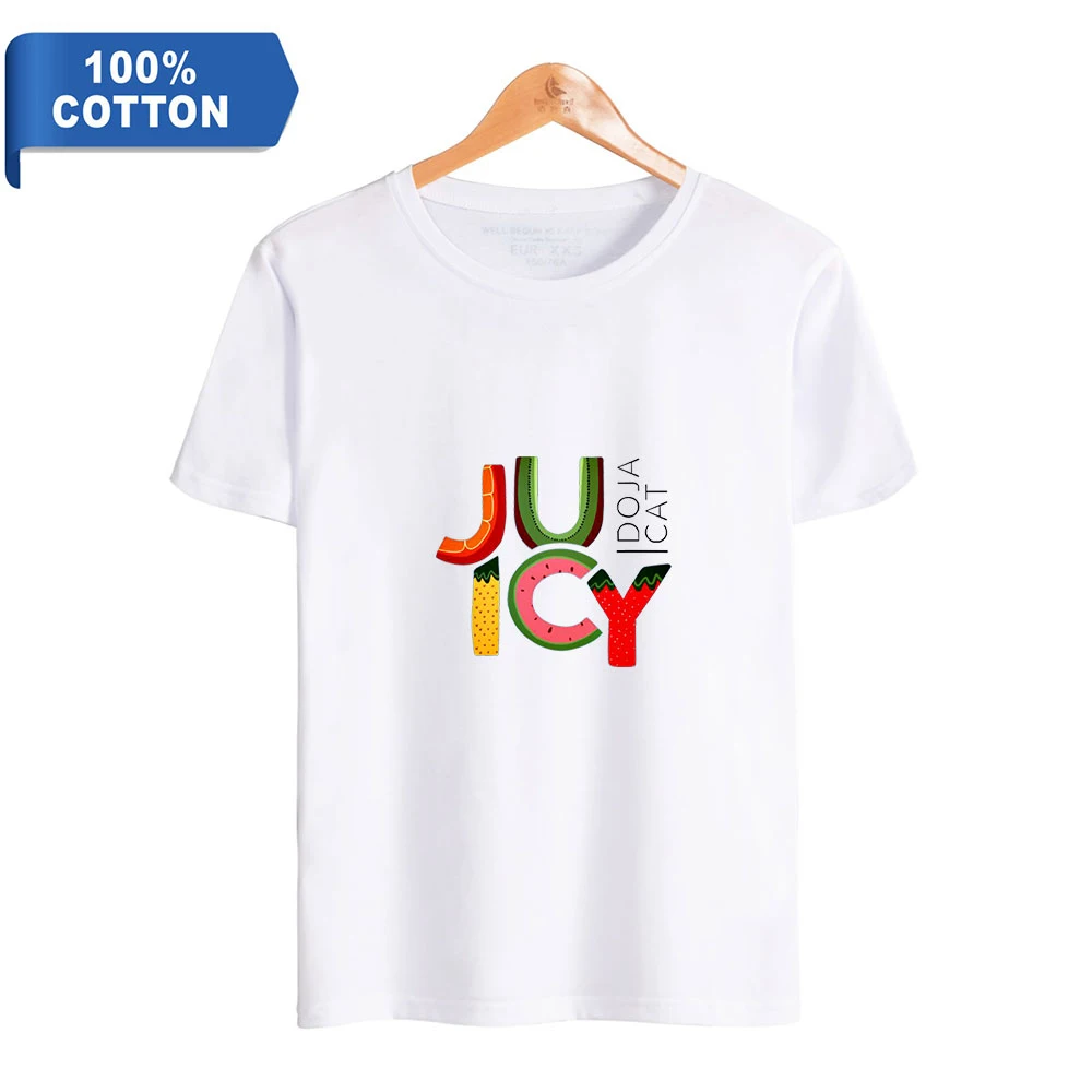 

Doja cat Fashion Prints 100% Cotton T-shirt Men Summer Short Sleeve Tshirt Hot Sale Casual Streetwear Harajuku T shirt