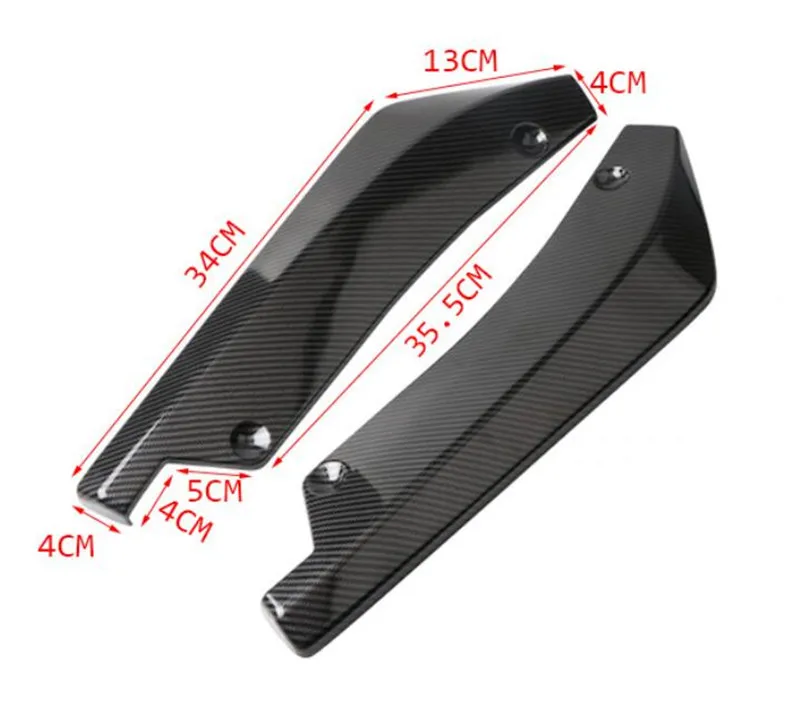 Защита заднего бампера автомобиля от царапин и сколов Car Rear Bumper Lip Diffuser Splitter Spoiler для KIA Rio K2 K3 K5 KX5 Cerato Soul Forte Sportage R Sorento.