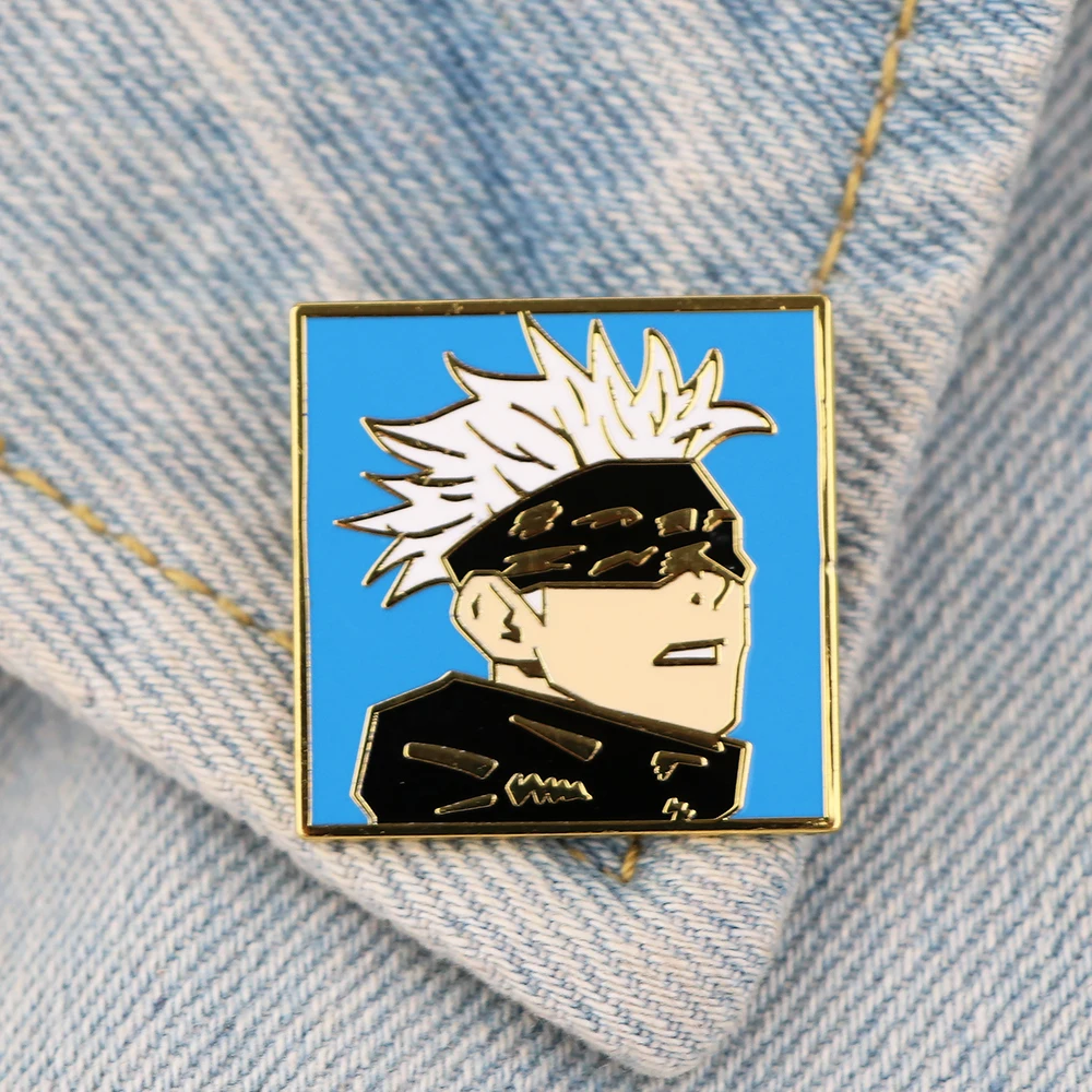 

LT767 Jujutsu Kaisen Japanese Anime Manga Icons Enamel Pin Badge Cartoons Collar Lapel Pin for Backpack Decoration Jewelry Gifts
