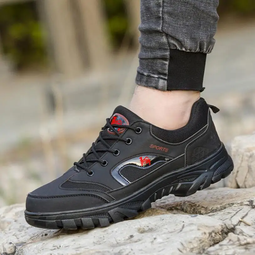 hot Men's casual hiking sports shoes Spring Autumn Men Outdoor Comfortable Wear-resistant Breathable Non-slip sneakers | Обувь