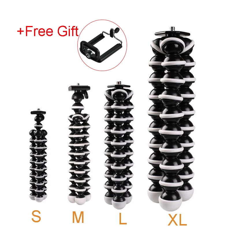 Большой Гибкий штатив-осьминог стойка Gorillapod для телефона смартфона Dslr и камеры