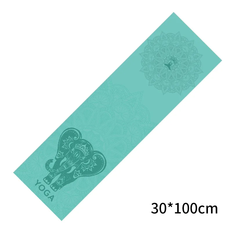Полотенце для йоги 30*100 спортивное быстросохнущее полотенце с принтом 30x
