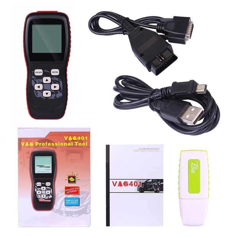 VAG401 Professional Code Reader Scanner OBD2 Auto diagnostic Tool for AUDI/SEAT/SKODA/VW Automobiles |