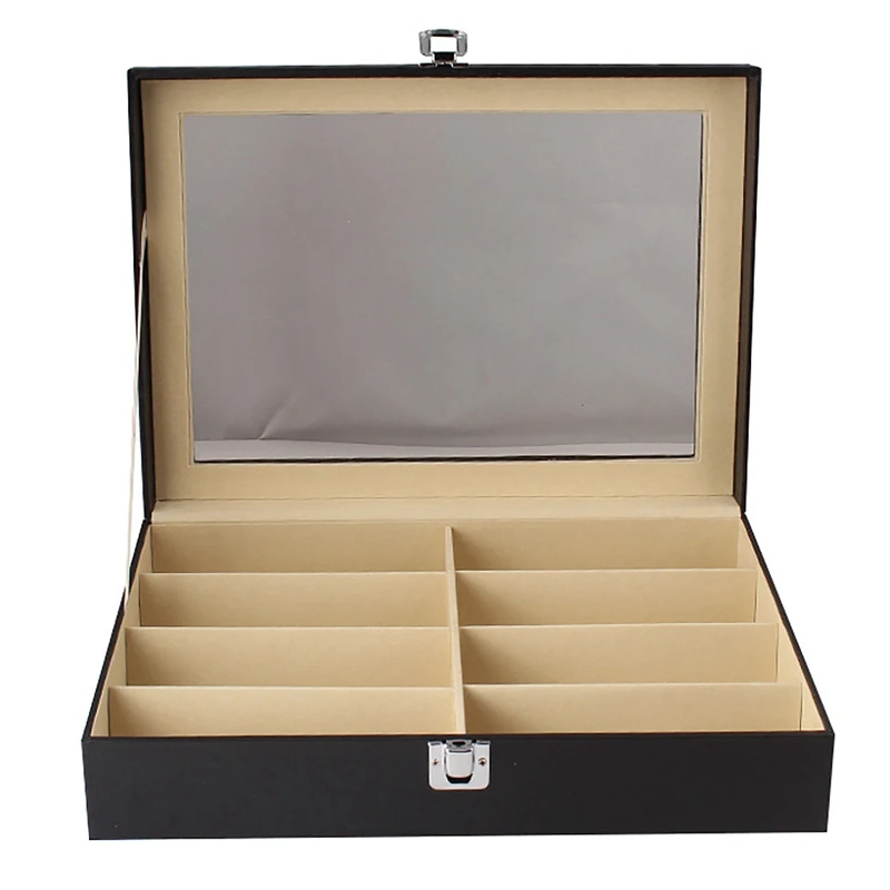 

Чехол для очков, 8 ячеек, органайзер для хранения солнцезащитных очков