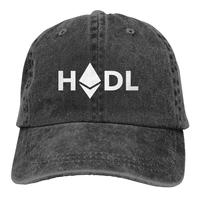 adjustable solid color baseball cap hodl ethereum eth washed cotton digital currency skyrocketing dogecoin sports woman hat