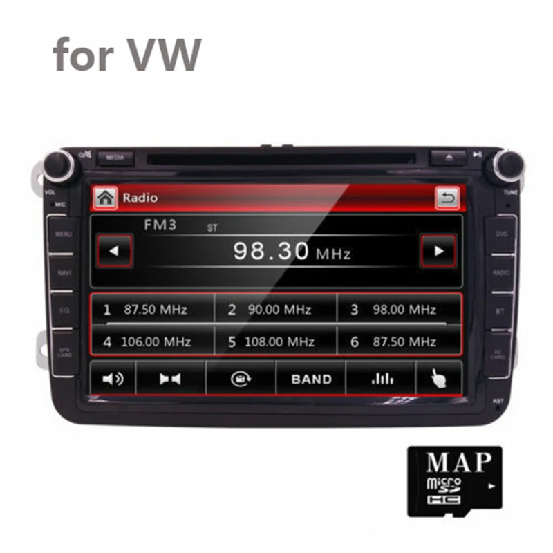 8 дюймов Автомобильный мультимедийный dvd плеер Wince GPS авто радио 2 Din USB для