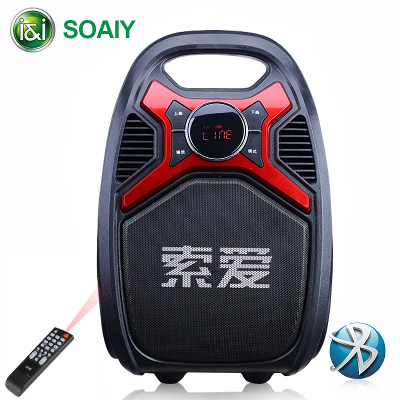 SOAIY T16 внешние bluetooth-колонки рычаг аудио высокий динамик Портативная Мобильная Колонка Bluetooth с беспроводной микрофон fm-радио