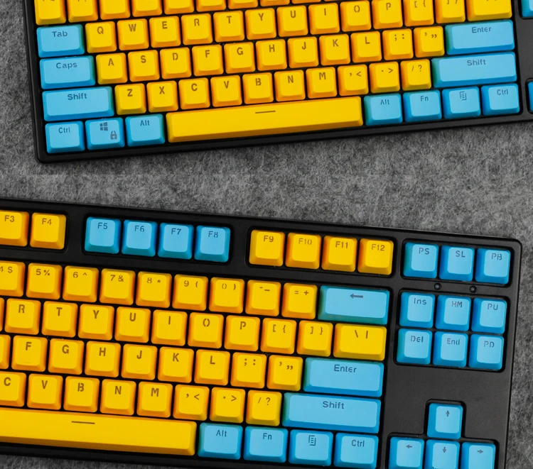 1 комплект ANSI 104 87 Механическая клавиатура PBT с подсветкой ключ колпачок для MX переключатели полупрозрачный ключ крышка s Для EVA Sunshine Dolch queen